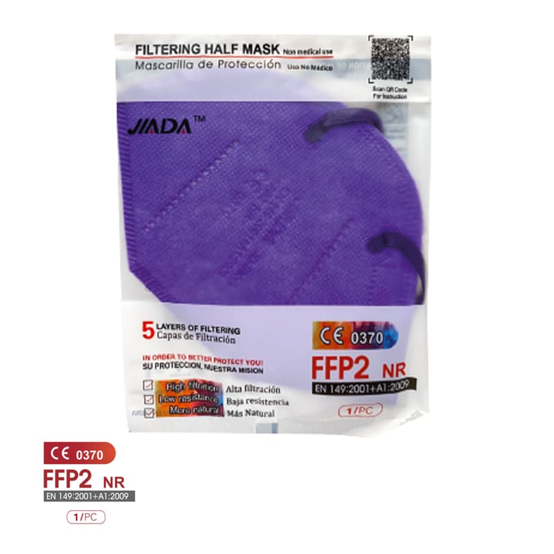 Comprar Mascarillas Jiada FFP2 Colores Lila