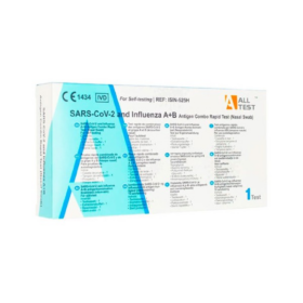 TEST DUAL GRIPE A-B & COVID-19  | HISOPO NASAL | ALLTEST |