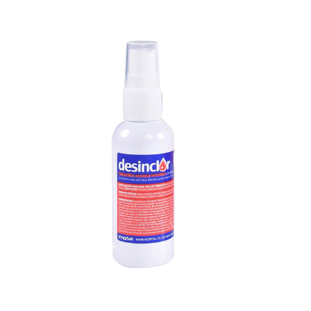 CLORHEXIDINA ACUOSA AL 2% CON PULVERIZADOR DE 50 ML