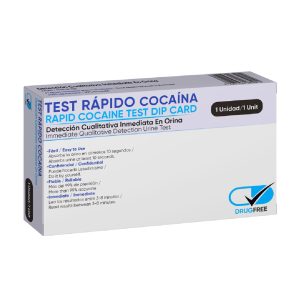 Alternative view of TEST DE COCAÍNA O MARIHUANA EN ORINA DE DETECCIÓN RÁPIDA CON TARJETA DE INMERSIÓN |