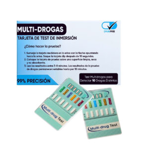 Alternative view of TEST MULTIDROGAS DETECCIÓN RÁPIDA DE 10 DROGAS EN ORINA CON TARJETA DE INMERSIÓN |