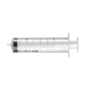 JERINGAS DESECHABLES SIN AGUJA DE TRES CUERPOS CONO LUER CENTRAL | 2 ML | 5 ML | 10 ML | 20 ML CAJA DE 100 UNIDADES