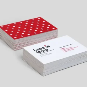 Alternative view of Tarjetas de visita