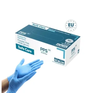 GUANTES DE NITRILO SIN POLVO TALLA XL | CAJA DE 100 UNIDADES