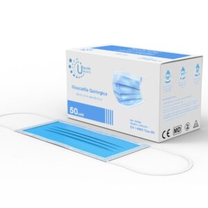 Mascarilla Quirúrgica IIR Uhealth | Caja de 50 unidades | Cad: 29/05/2029