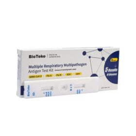 TEST BIOTEKE 5 EN 1 ( COVID-19, Influenza A/B, ADV y VRS.) | HISOPO NASAL | CAD: 22-10-2027
