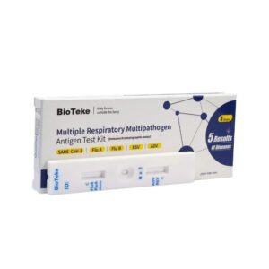 TEST BIOTEKE 5 EN 1 ( COVID-19, Influenza A/B, ADV y VRS.) | HISOPO NASAL | CAD: 22-10-2027